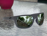 Costa Del Mar Broadbill Matte Frame Gray Silver Mirror 580 Glass Polarized Lens