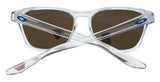 Oakley Manorburn Polished Clear Prizm Sapphire Lens Sunglasses