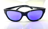 Oakley Hold out women sunglasses black frame violet polarized lens