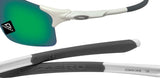 Oakley Evzero Blades sunglasses White Prizm Jade lens 94540438 NEW