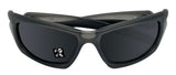 Oakley Valve Matte Grey smoke black iridium polarized lens OO9236-0260