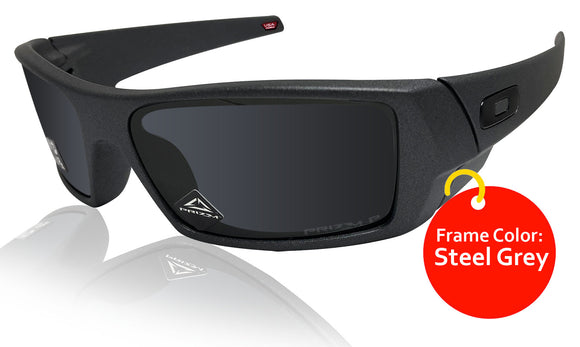 Oakley Gascan Steel Frame Prizm Black Polarized Authentic Sunglasses 0OO9014