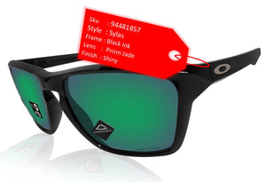 Oakley Sylas Black Ink Frame Prizm Jade Lens Sunglasses