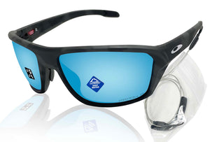 Oakley Split Shot Matte Black Camo Prizm Deep Water Polarized Lens Sunglasses