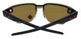 Oakley Lugplate Polished Black Prizm Ruby Lens Sunglasses