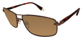 Polarone P1-1113 C3 Shiny Brown Tortoise Frame Polarized Lens Sunglasses New
