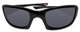 Oakley Fives Squared Polished Black Frame Grey Lens Sunglasses 0OO9238