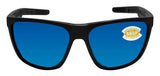 Costa Del Mar Ferg Xl Black Blue Mirror 580 Plastic Lens Sunglasses