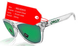 Oakley Frogskins Crystal Clear Prizm Jade Lens Authentic Sunglasses 0OO9013