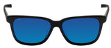 Costa Del Mar May Shiny Black Frame Blue Mirror 580G Glass Polarized Lens New