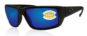 Costa Del Mar Fantail Blackout Frame Blue Mirror 580P Plastic Polarized Lens