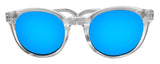 Spy Optic Hi-Fi women sunglasses crystal frame Gray Light Blue Spectra Lens NEW