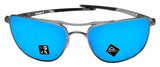 Oakley Gauge 8 sunglasses gunmetal prizm sapphire polarized lens 412406