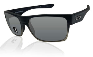 Oakley Twoface Black Frame Chrome Iridium Lens Sunglasses