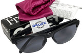 Oakley Frogskins Lite Matte Black Frame Grey Lens Sunglasses 0OO9374