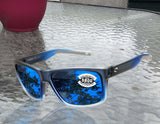 Costa Del Mar Slack Tide Bahama Blue Fade Blue Mirror 580G Glass Polarized Lens